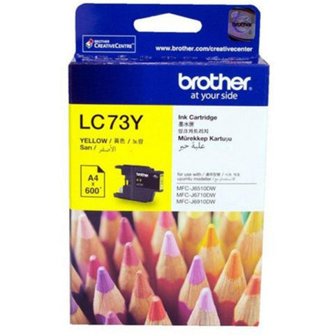Brother Lc 73 Yellow Ink Cartridge Brother