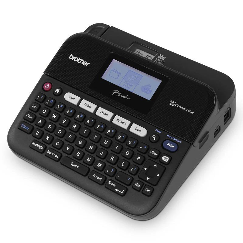 Brother PT-D450 Label Printer - 180dpi / 20mm / Black Brother