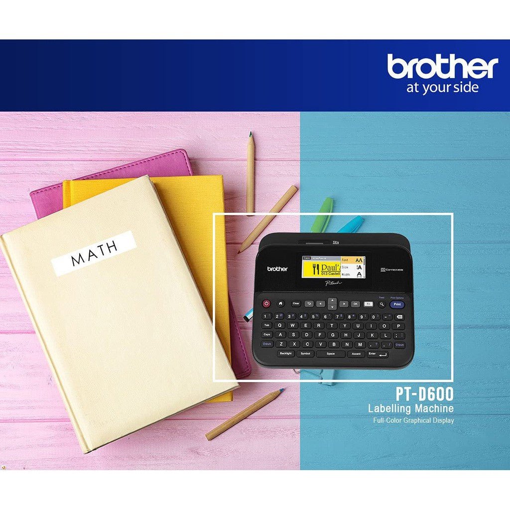 Brother PT-D600VP Label Printer - 180dpi / 30mm / Black Brother