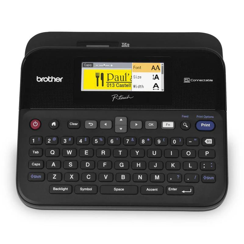 Brother PT-D600VP Label Printer - 180dpi / 30mm / Black Brother