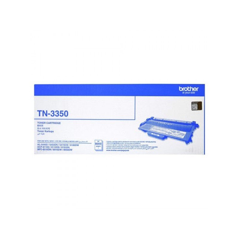 Brother TN-3350 Black Toner Cartridge – 8000 Pages / Black Color / Toner Cartridge Brother