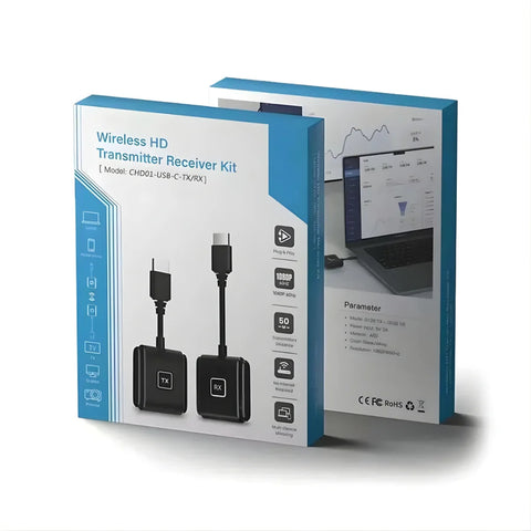 Wireless USB-C to HDMI Transmitter Receiver Kit colorwaveskw