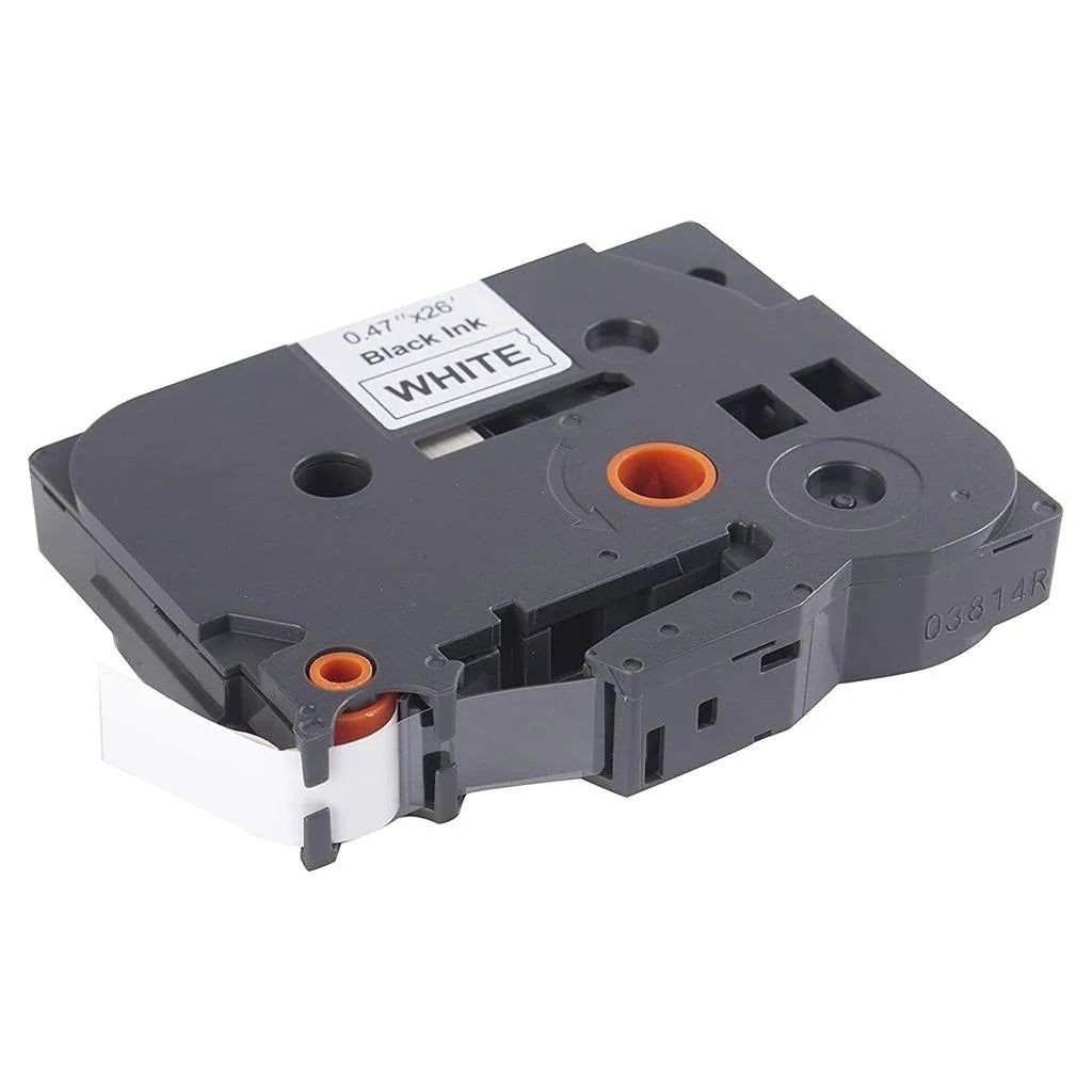 COMPATIBLE Brother Tape Black on White - 12 mm TZe-231 Brother