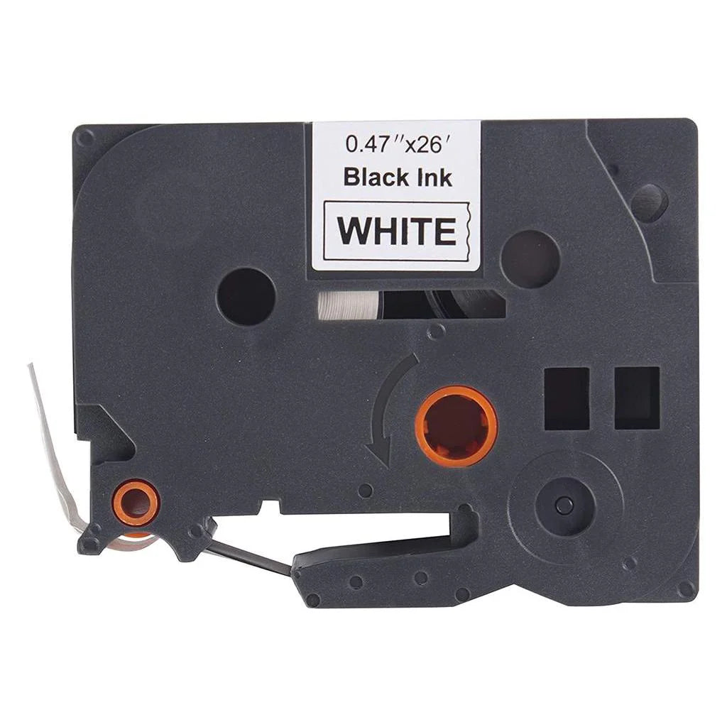 COMPATIBLE Brother Tape Black on White - 12 mm TZe-231 Brother