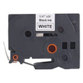COMPATIBLE Brother Tape Black on White - 12 mm TZe-231 Brother