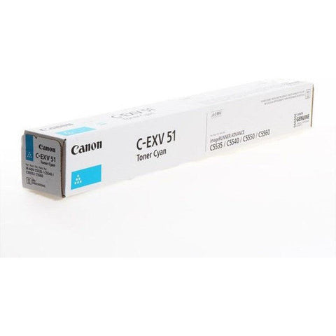 Canon C-EXV 51 Cyan Toner Cartridge (0482C002) Canon