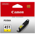Canon CLI-451Y Yellow Ink Cartridge (6526B001) Canon