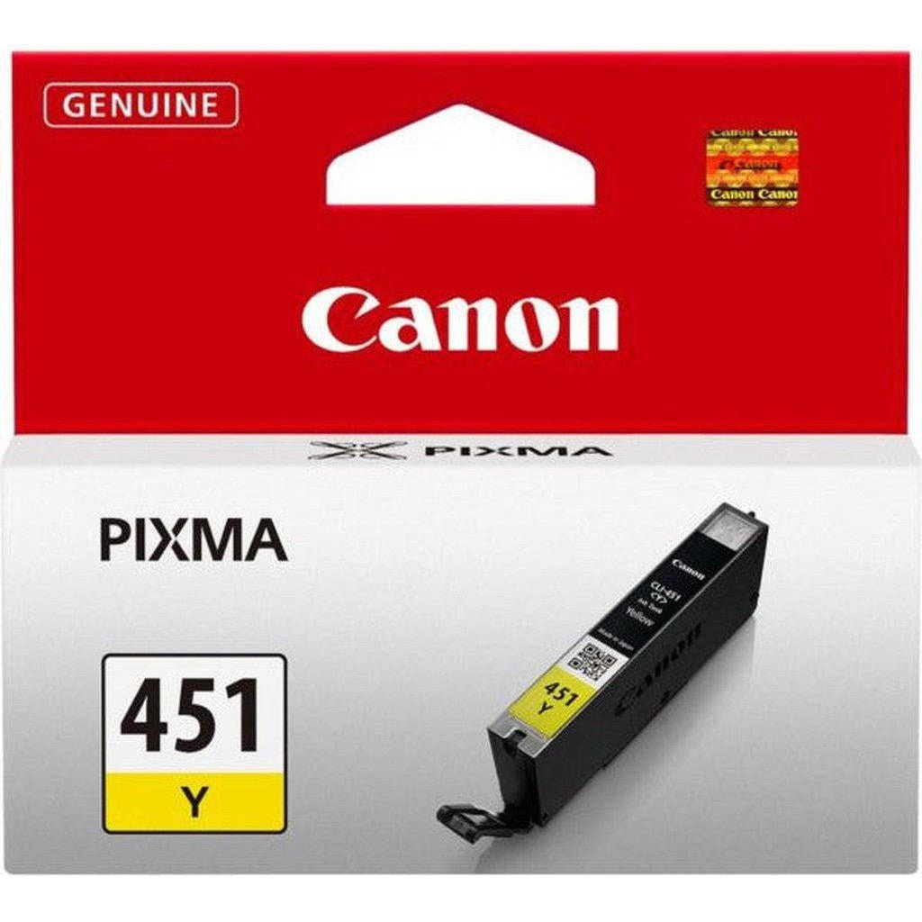 Canon CLI-451Y Yellow Ink Cartridge (6526B001) Canon