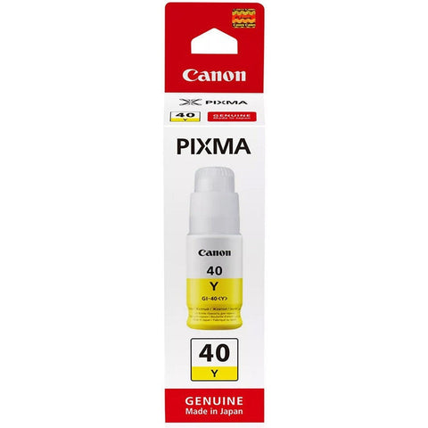 Canon Gi-40Y Yellow High Yield Ink Bottle (3402C001) Canon