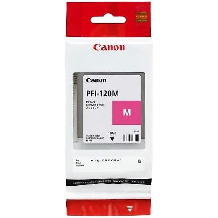 Canon PFI-120M Ink Cartridge – 300 Pages/ Magenta Color / 130ml / Ink Cartridge Canon