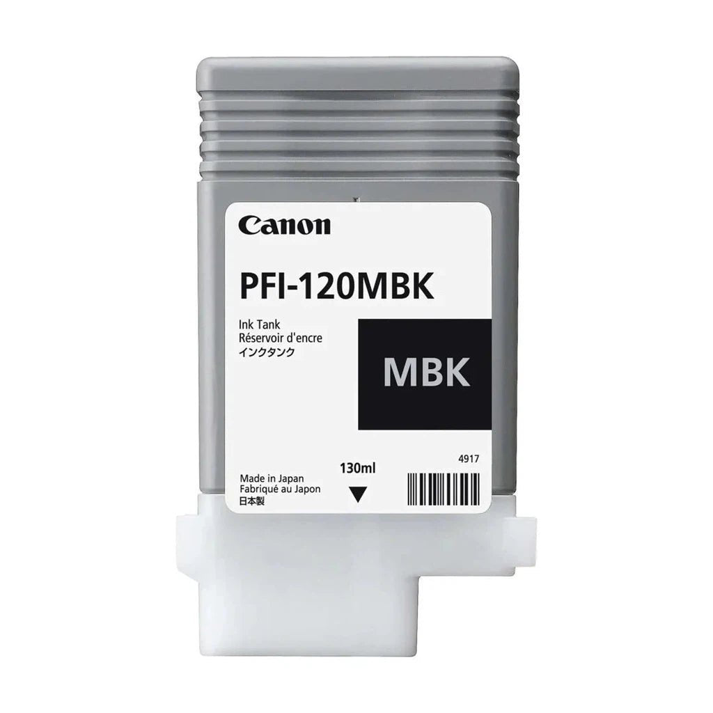 Canon PFI-120MBK Ink Cartridge – 300 Pages/ Matte Black Color / 130ml / Ink Cartridge Canon