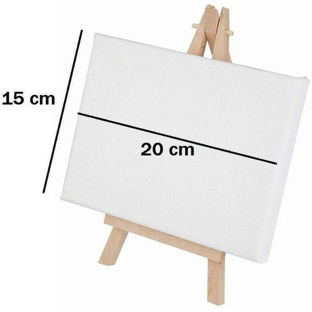 Canvas 15 X 20 Cm Mini Square Stretched Canvas ColorWaves