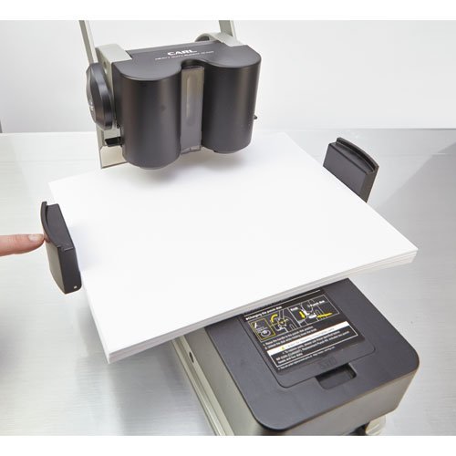 Carl Heavy Duty Punch Machine, 2 Hole Paper Punch 330 Sheet Punch Capacity - Black And Silver ColorWaves