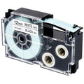 Casio 12 Mm Label Cartridge Black On White Xr 12We1 Casio