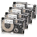 Casio 9 Mm Label Cartridge Black On Clear Casio