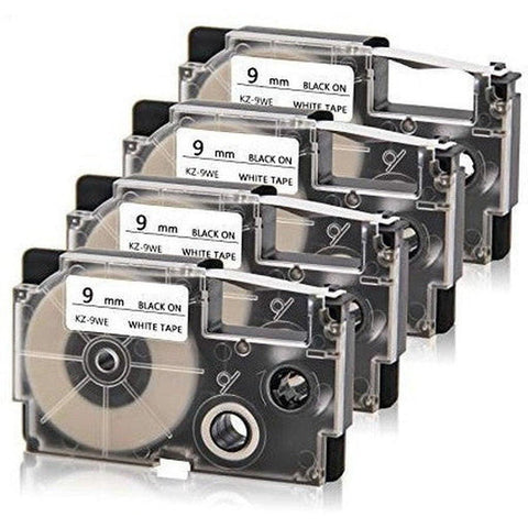 Casio 9 Mm Label Cartridge Black On Clear Casio