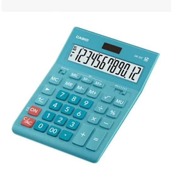 Casio Calculator GR-12C Cyan Casio