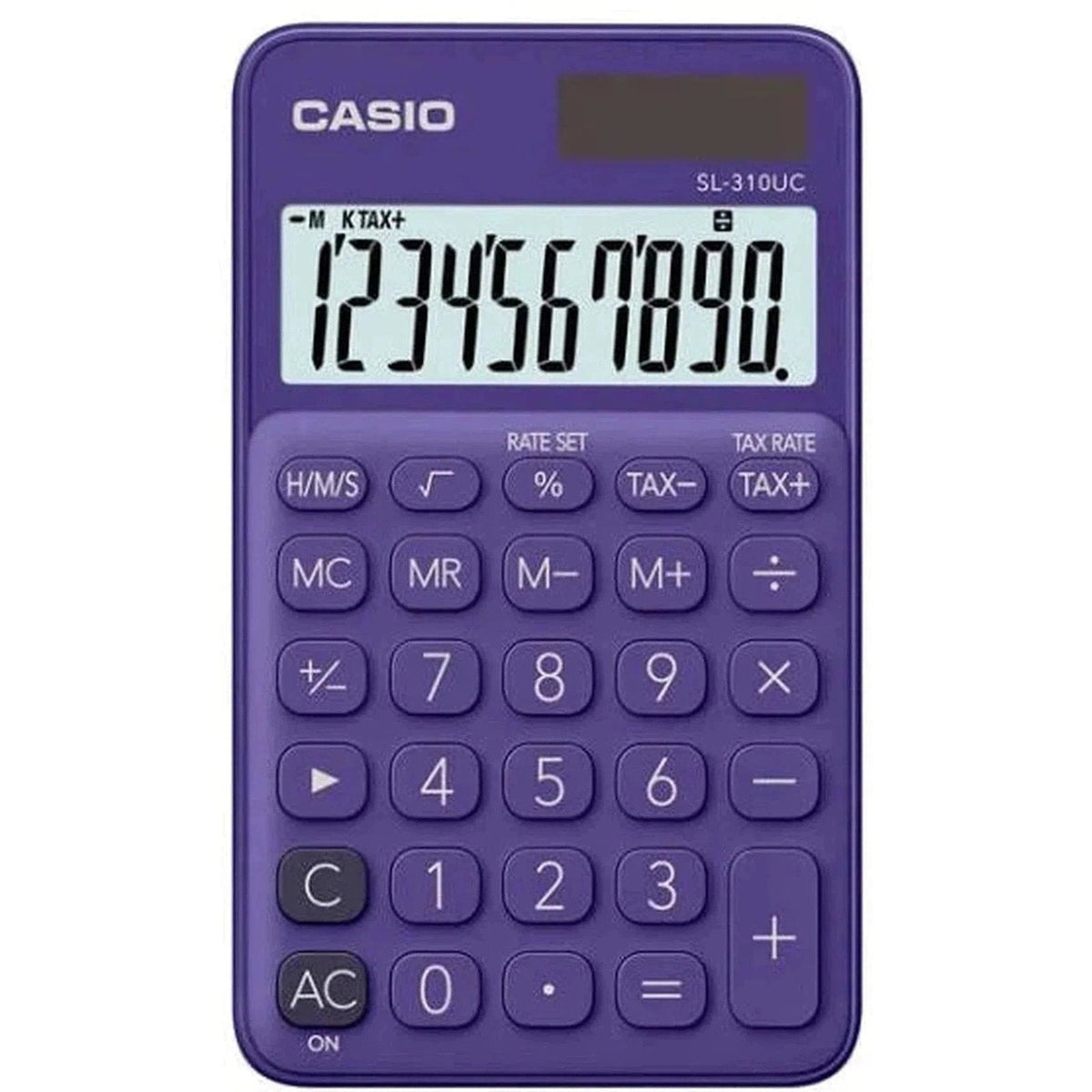 Casio Colored Hand Calculator Sl-310Uc Purple Casio