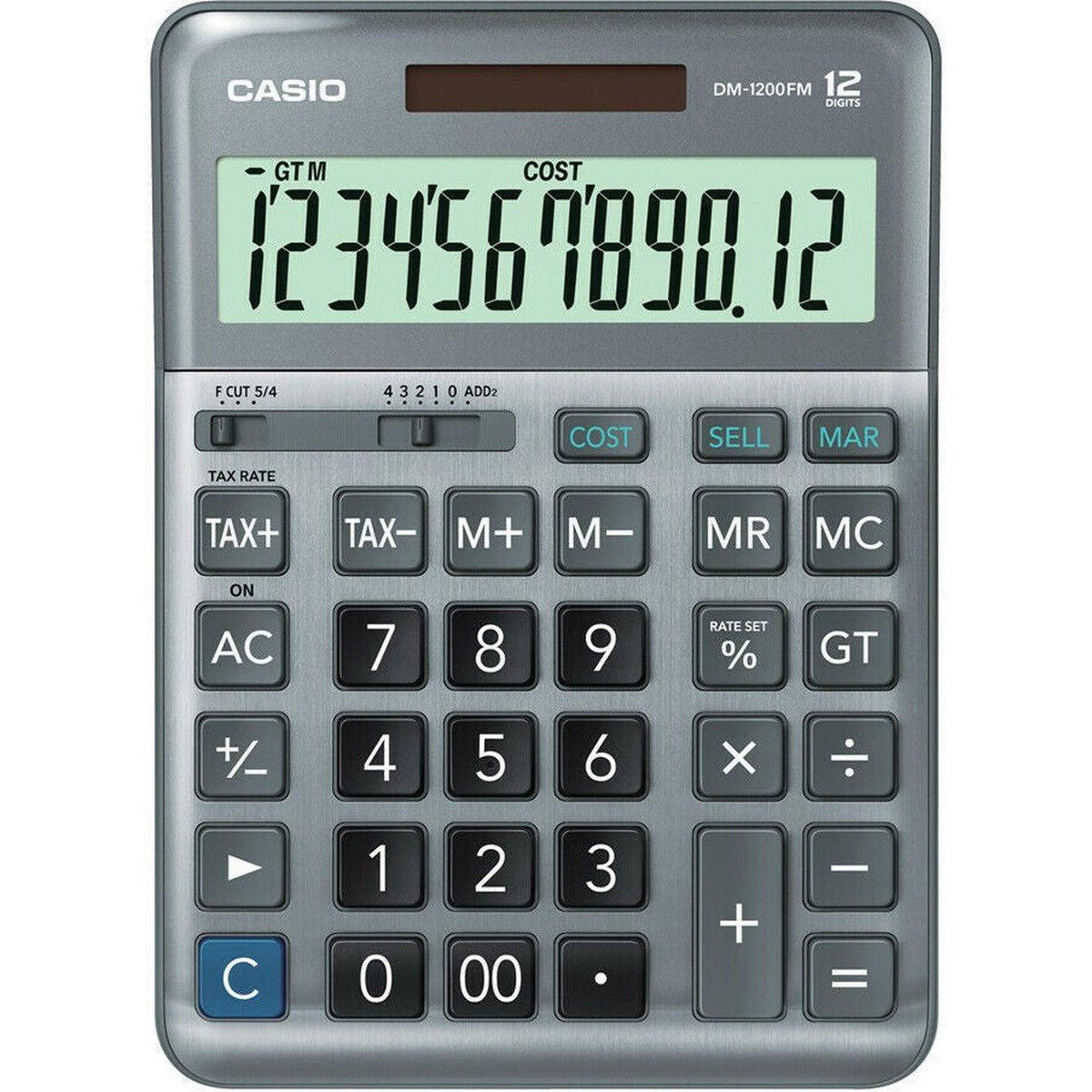 Casio Dm 1200Fm Desktop Electronic Calculators Casio