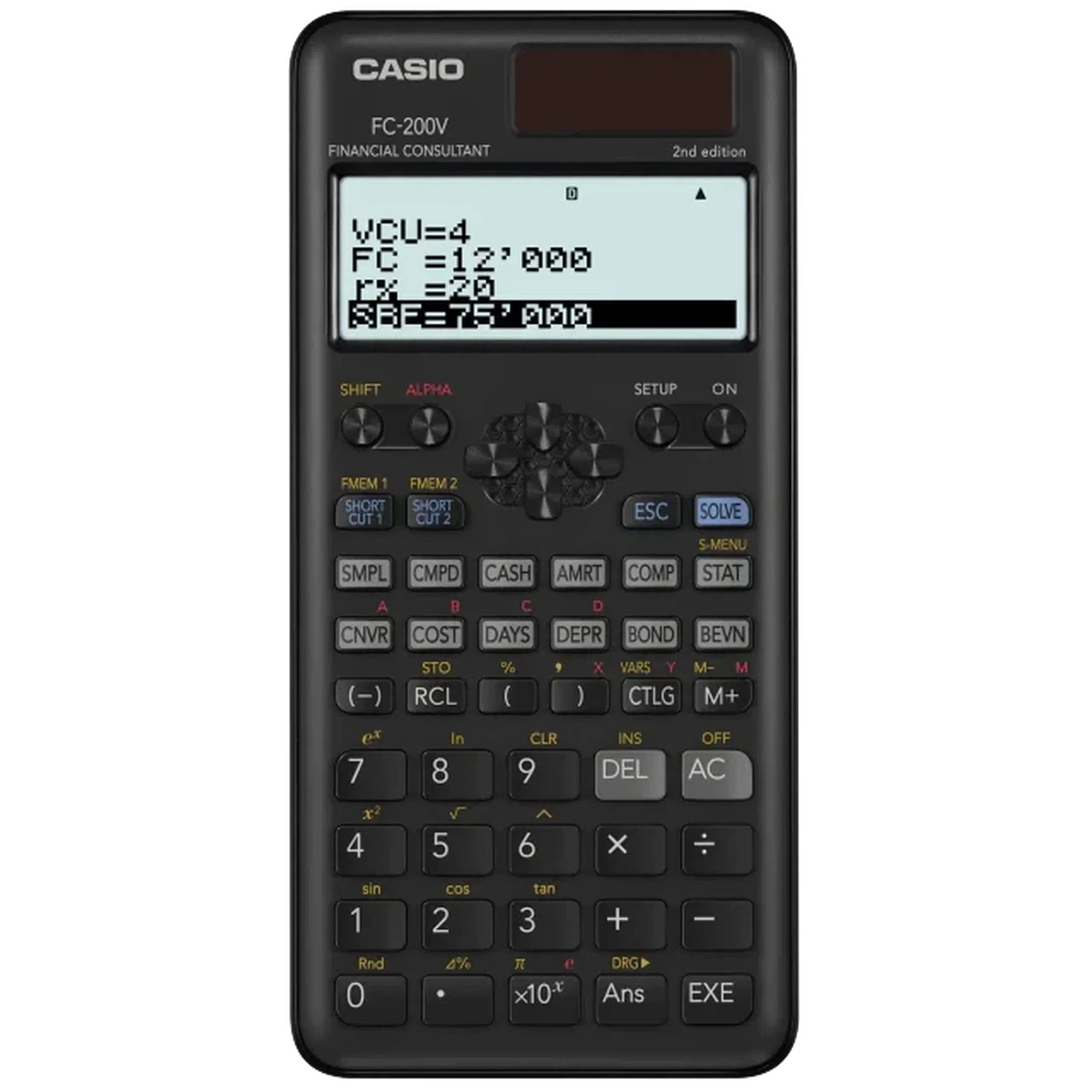 Casio Fc-200V Financial Calculator Casio
