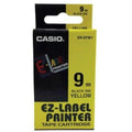 Casio Label Black And Yellow Xr 9Yw1 Casio