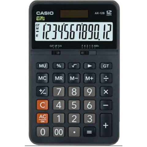 Casio Office 12 Digits Calculator, Ax-12B Casio