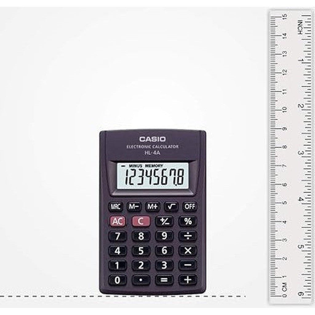Casio Pocket Calculator Hl-4A Casio