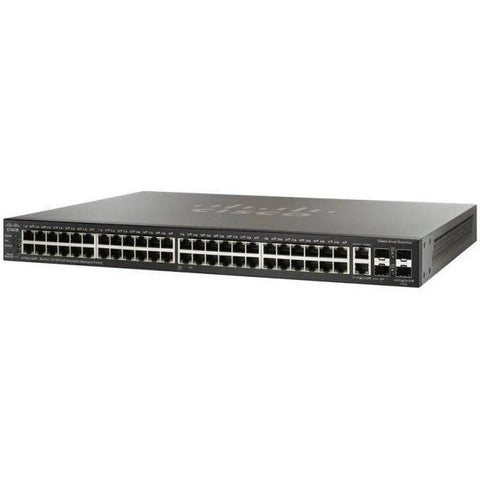 Cisco 48-Port 10/100 Poe+ Managed Switch With Giga Uplinks Sf350-48P Cisco