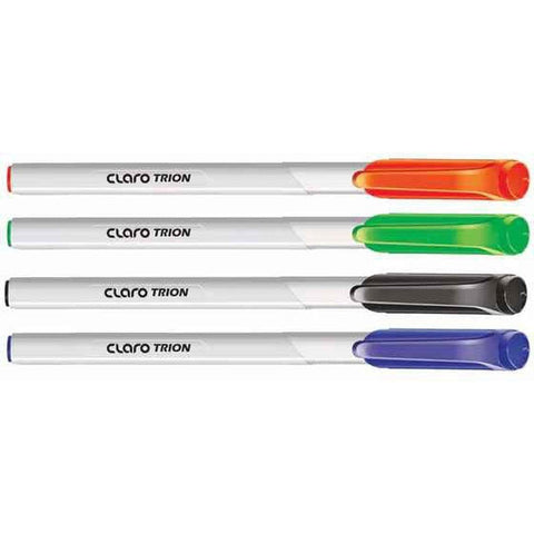 Claro Trion White C-Cap Pen 1.0 Mm (12/Box) ColorWaves