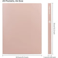 Comix A4 Display Books 20 Pockets Bright series ColorWaves
