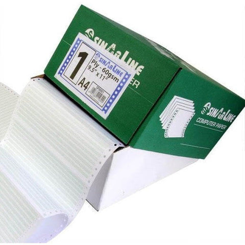 Computer Paper Sinarline A4 1 Ply ColorWaves