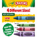 Crayola 8 Big Washable Crayons ColorWaves
