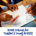 Crayola 8 Big Washable Crayons ColorWaves