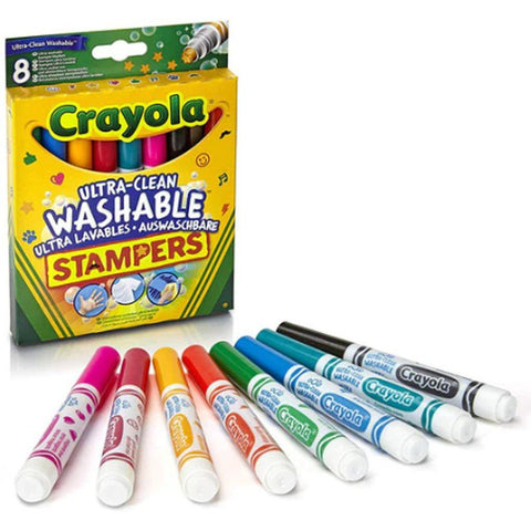 Crayola 8-Ultra Clean Marker Stampers ColorWaves