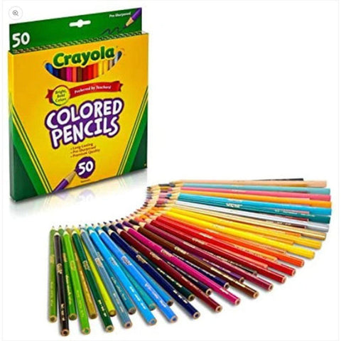 Crayola Colored Pencils 50 Colors ColorWaves