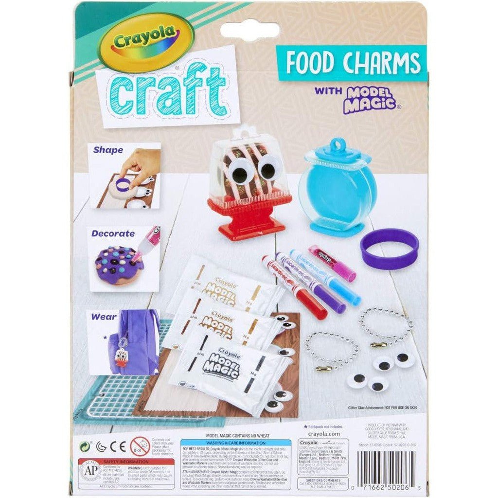 Crayola Craft Food Charms With Model Magic Crafts ColorWaves