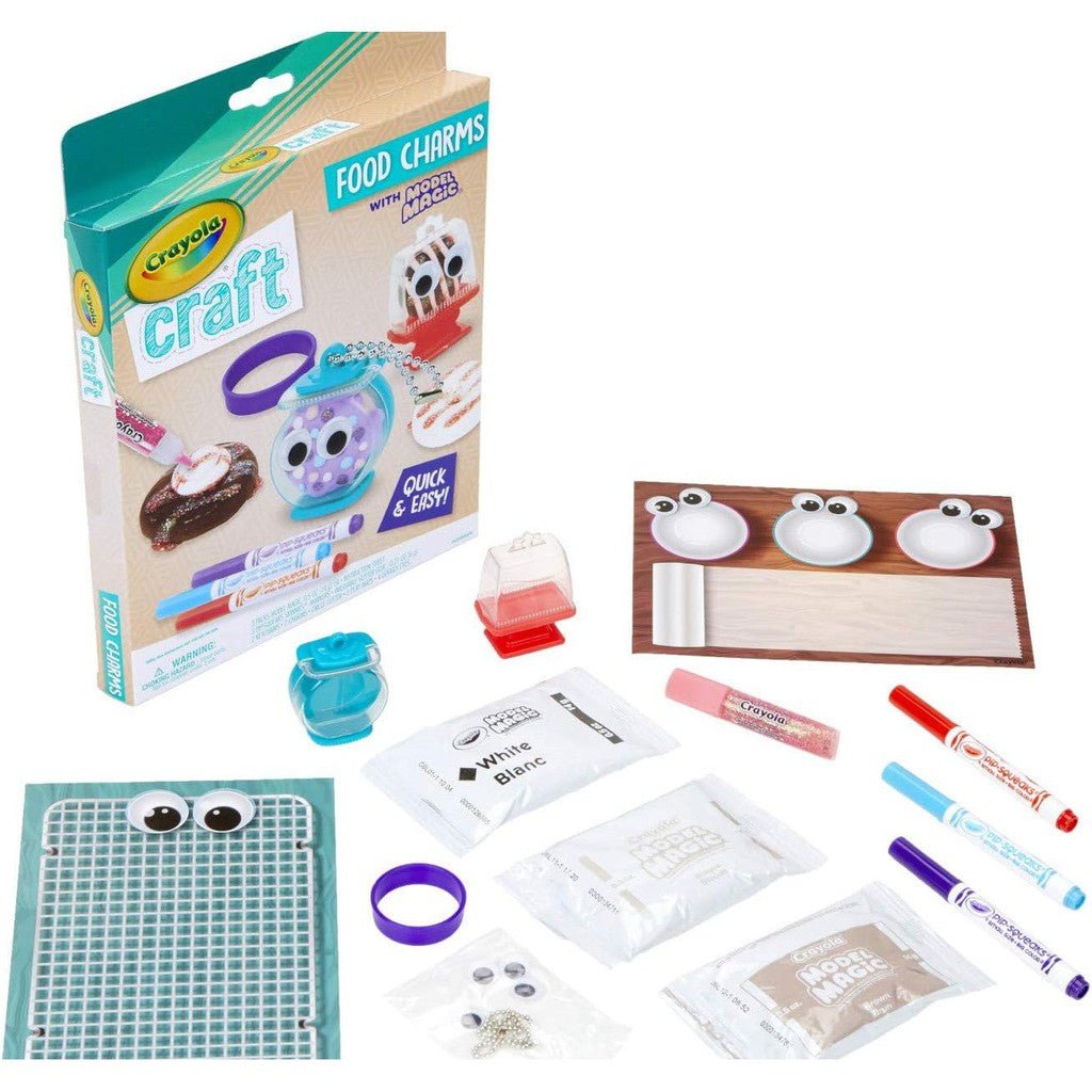 Crayola Craft Food Charms With Model Magic Crafts ColorWaves