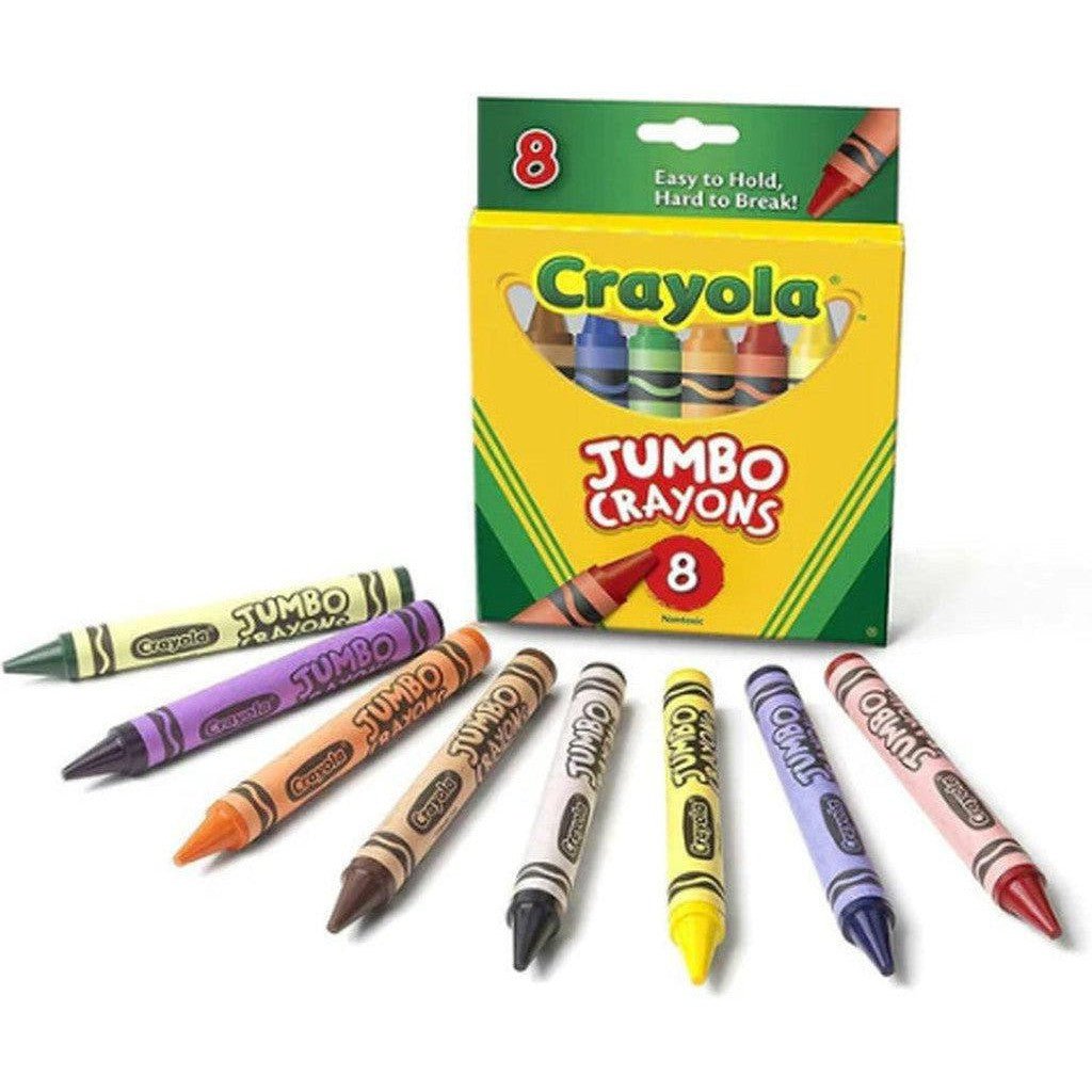 Crayola Jumbo Crayons 8 Colors ColorWaves