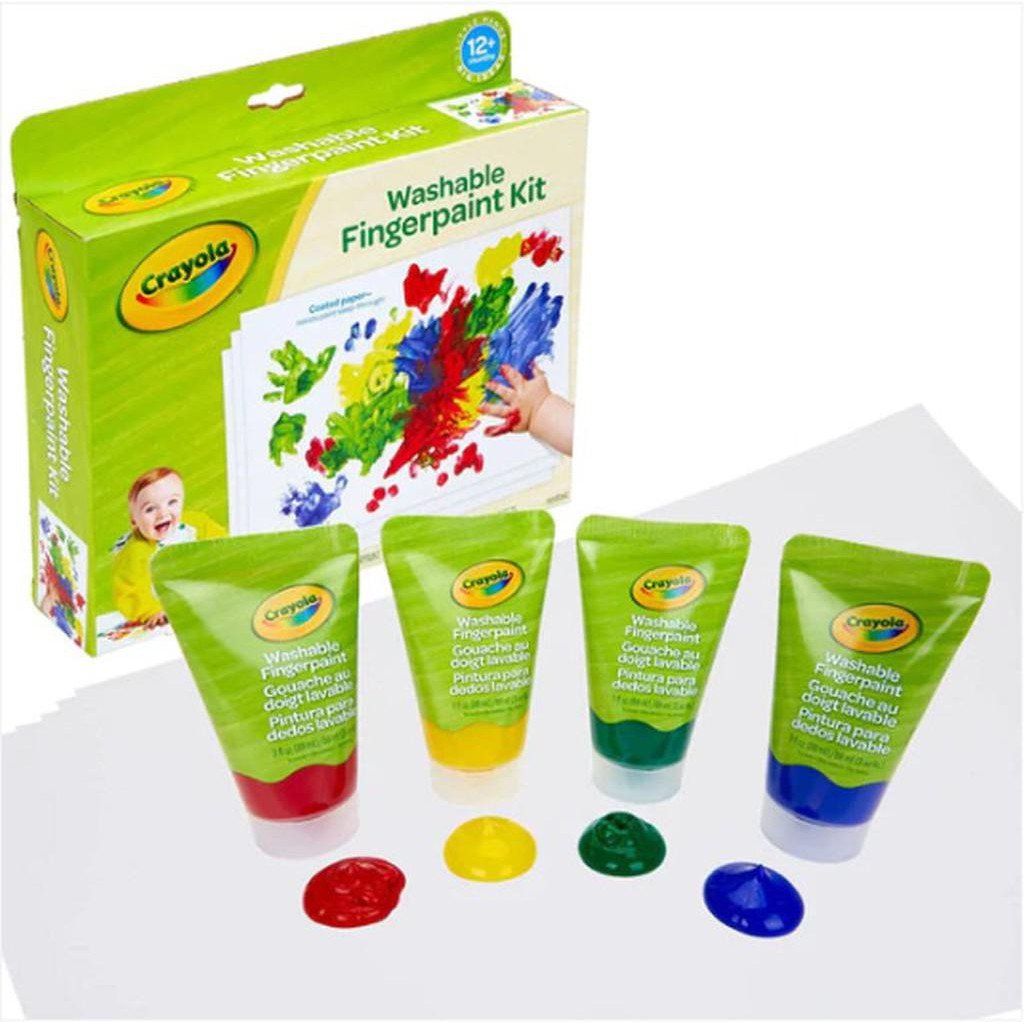 Crayola My First Finger Paint For Toddlers ColorWaves