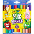 Crayola Silly Scents Sweet Dual Ended Markers 20 Colors ColorWaves