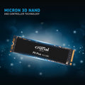 Crucial P5 Plus 500GB PCIe M.2 2280SS Gaming SSD ColorWaves