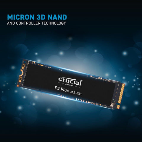 Crucial P5 Plus 500GB PCIe M.2 2280SS Gaming SSD ColorWaves