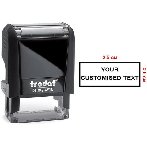 Customized Stamp (2.5 Cm X 0.8 Cm) ColorWaves