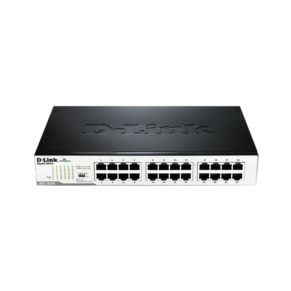 D-Link 24-Port Gigabit Unmanaged Desktop/Rackmount Switch Dgs-1024D D-Link