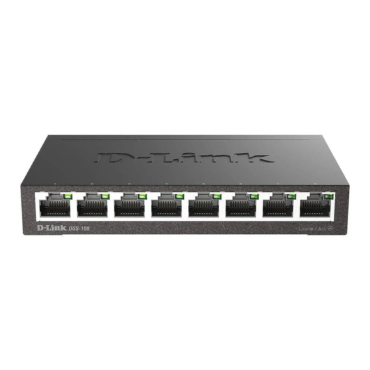 D-Link 8-Port Gigabit Unmanaged Metal Switch (Dgs-108) D-Link