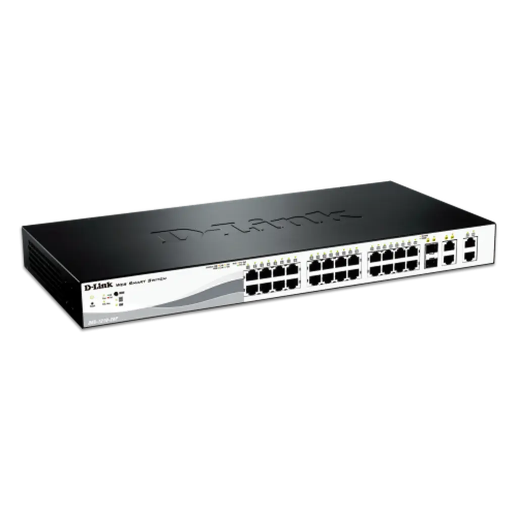 D-Link Poe Switch 24 Port 10/100 2G+2Sfp Des-1210-28P D-Link