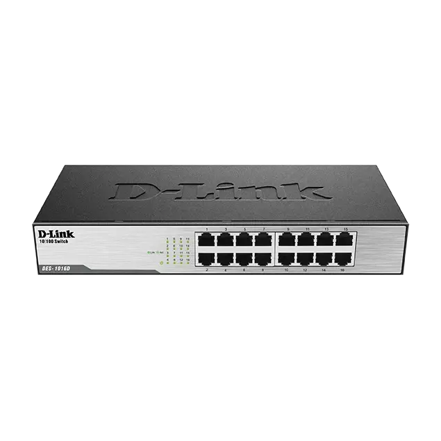 D-Link 16-Port 10/100 Unmanaged Switch Des-1016D D-Link