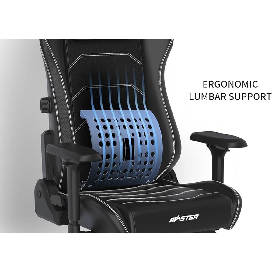 DXRacer Master Series Gaming Chair - Black ColorWaves