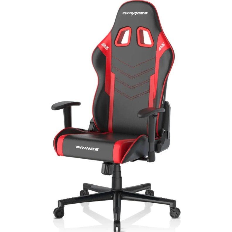 DXRacer P132 Prince Series Gaming Chair - Black/Red ColorWaves