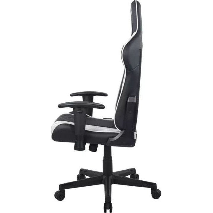 DXRacer P132 Prince Series Gaming Chair – Black/White ColorWaves